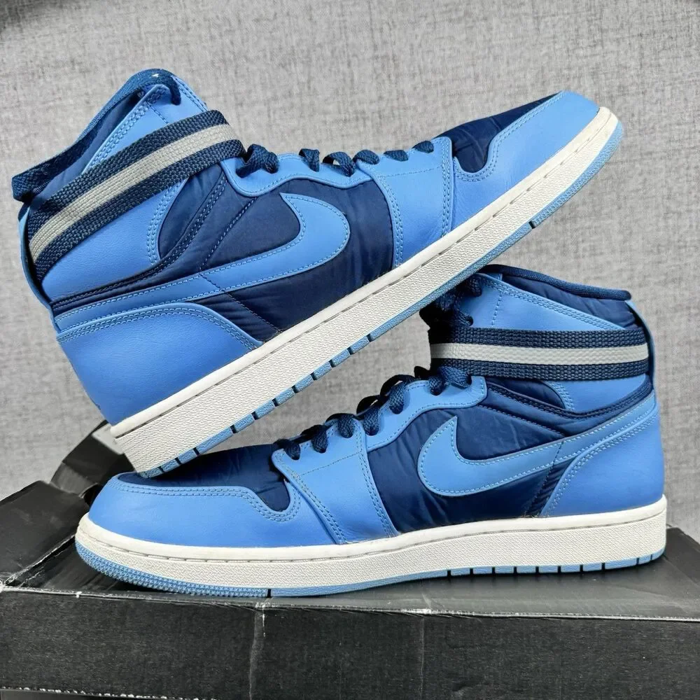 Air Jordan 1 Retro High Strap French Blue Sneakers Shoes Men's 13